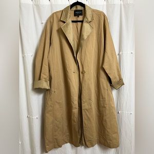 Worn Twice Lafayette 148 Cotton & Linen Trench Coat